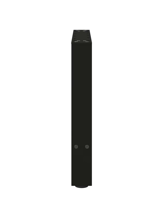 Sohvapöydän jalat mustat 2 kpl 50x(42-43) cm teräs