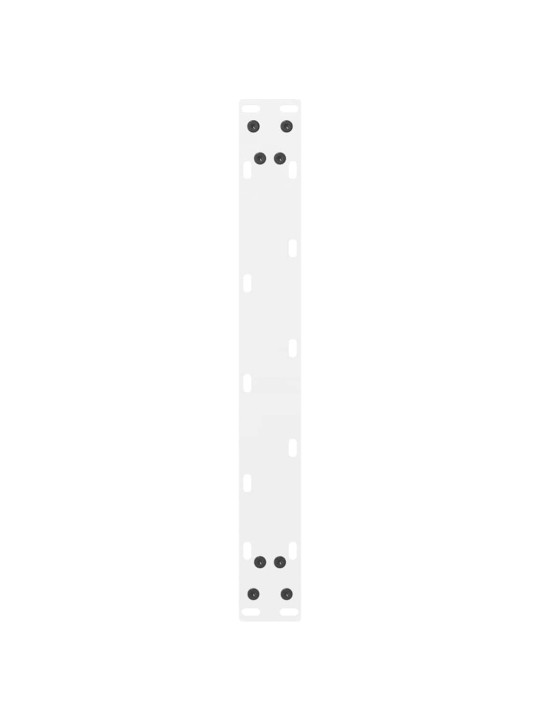 Sohvapöydän jalat valkoiset 2 kpl 50x(42-43) cm teräs