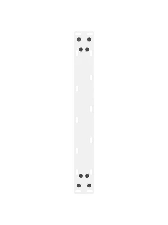 Sohvapöydän jalat valkoiset 2 kpl 60x(42-43) cm teräs