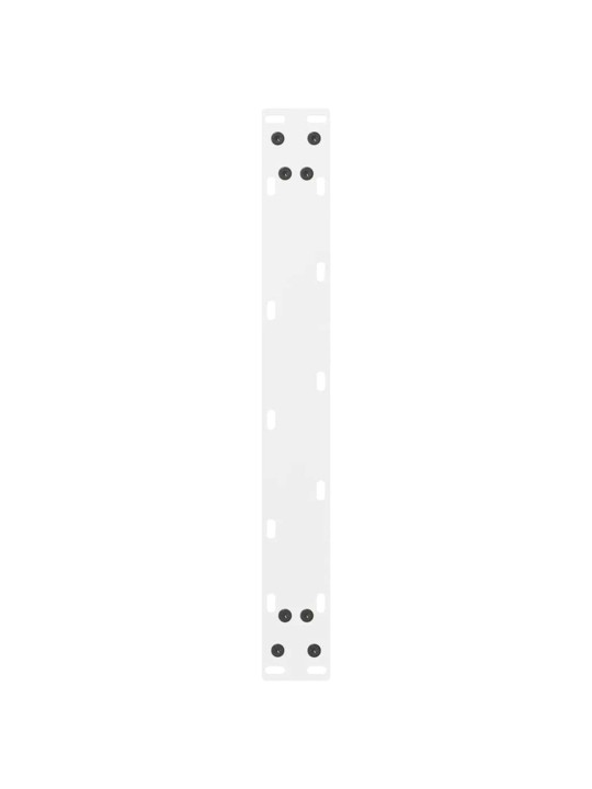 Sohvapöydän jalat valkoiset 2 kpl 70x(42-43) cm teräs