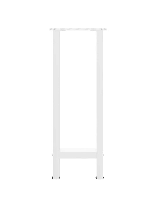 Konsolipöydän jalat valkoiset 2 kpl 38x(72-73) cm teräs