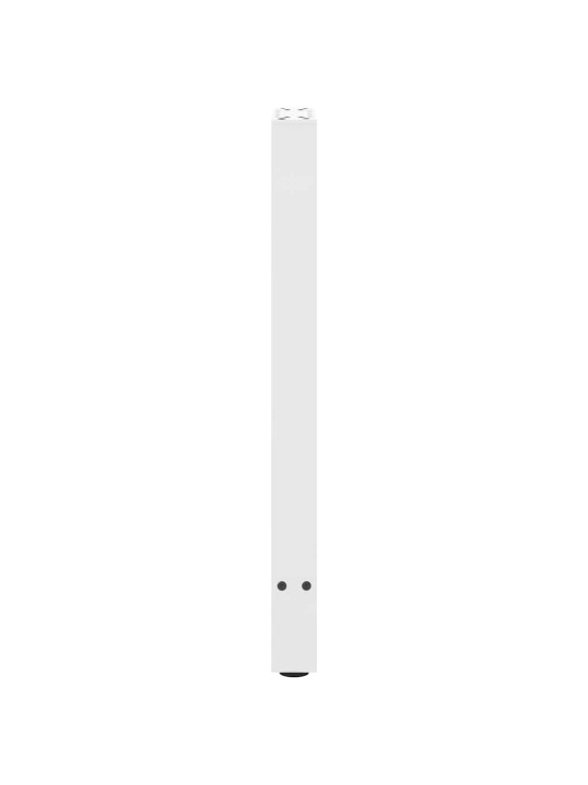Konsolipöydän jalat valkoiset 2 kpl 38x(72-73) cm teräs