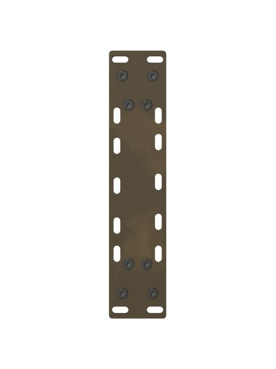 Konsolipöydän jalat, luonnonvärinen teräs, 2 kpl, 38 x (72-73) cm, teräs