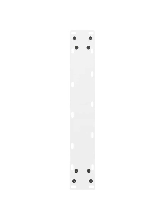 Ruokapöydän jalat valkoiset 2 kpl 60x(72-73) cm teräs