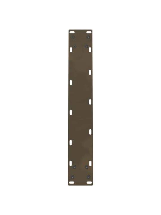 Ruokapöydän jalat, luonnonvärinen teräs, 2 kpl, 60 x (72-73) cm, teräs
