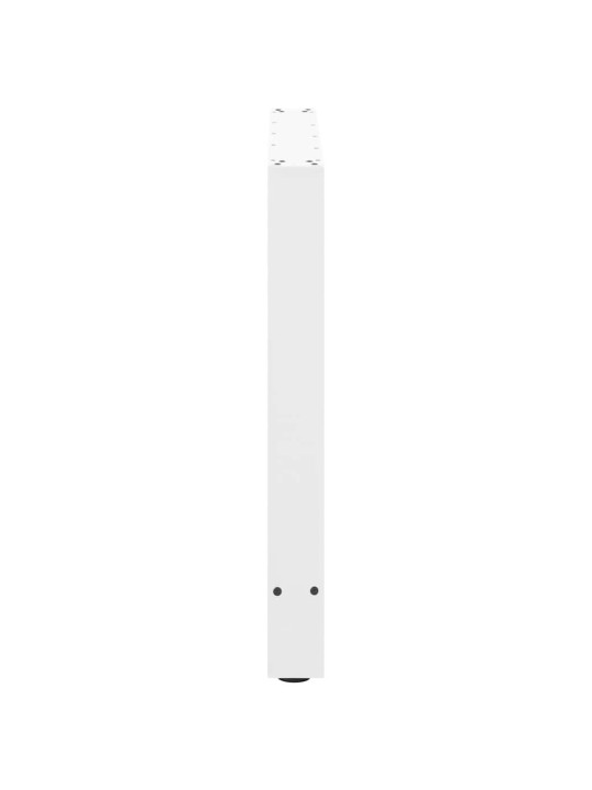 Ruokapöydän jalat, valkoinen, 2 kpl, 70 x (72-73) cm, teräs