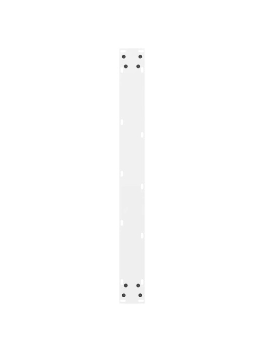 Ruokapöydän jalat, valkoinen, 2 kpl, 70 x (72-73) cm, teräs