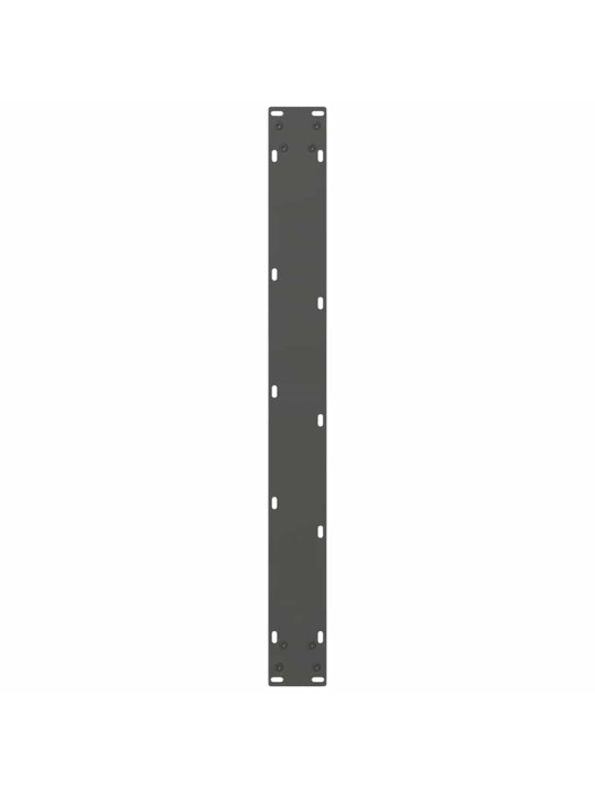 Ruokapöydän jalat antrasiitti 2 kpl 70x(72-73) cm teräs