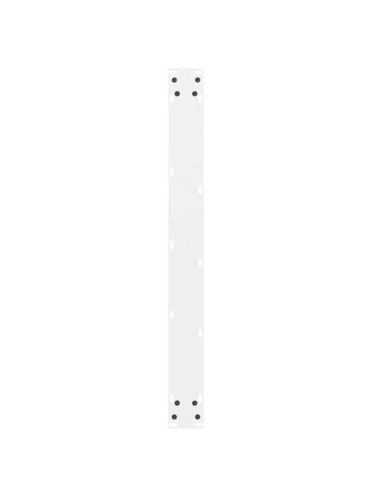 Ruokapöydän jalat valkoiset 2 kpl 80x(72-73) cm teräs