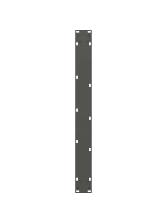 Ruokapöydän jalat antrasiitti 2 kpl 80x(72-73) cm teräs