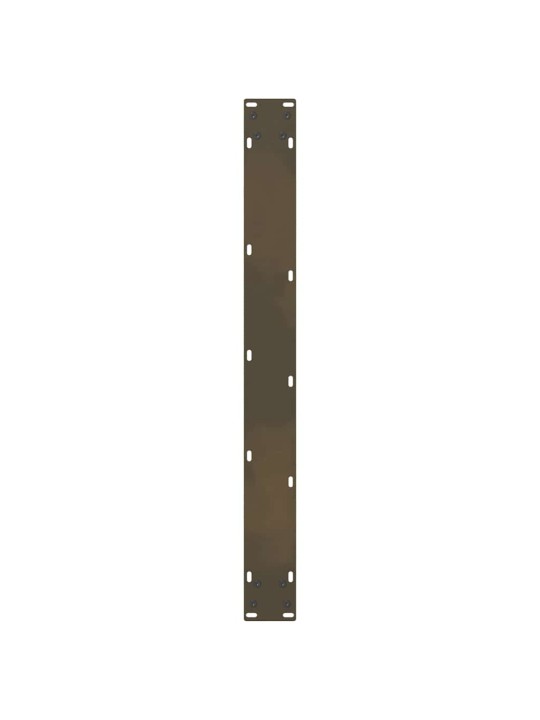 Ruokapöydän jalat, luonnonvärinen teräs, 2 kpl, 80 x (72-73) cm, teräs