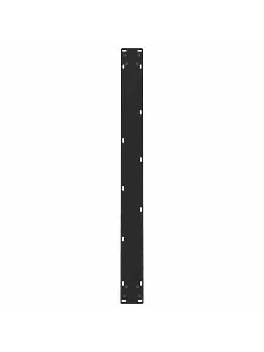 Ruokapöydän jalat mustat 2 kpl 90x(72-73) cm teräs