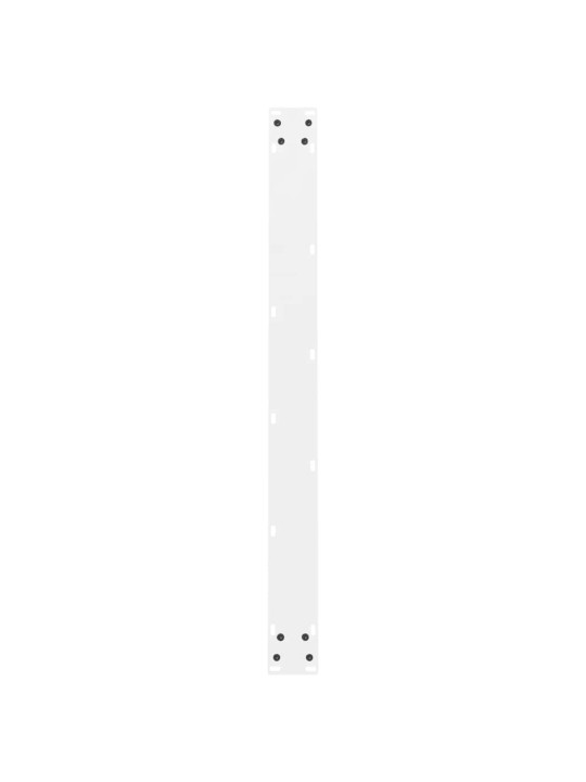 Ruokapöydän jalat valkoiset 2 kpl 90x(72-73) cm teräs