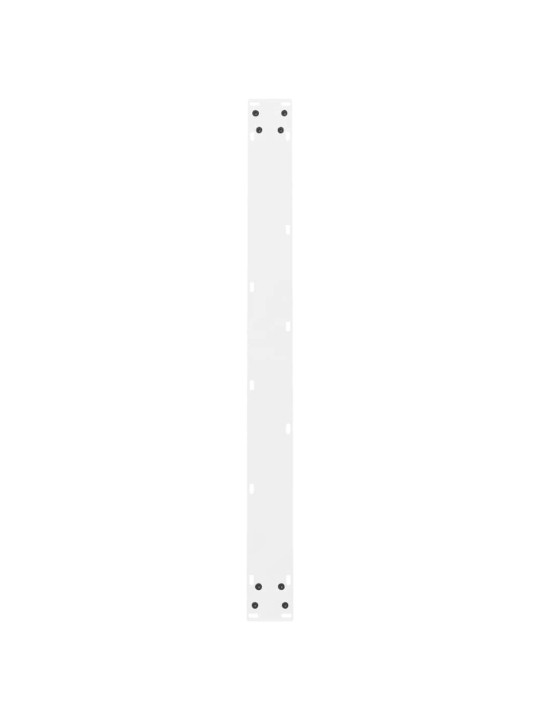 Ruokapöydän jalat valkoiset 2 kpl 100x(72-73) cm teräs