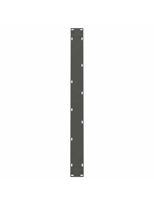Ruokapöydän jalat antrasiitti 2 kpl 100x(72-73) cm teräs