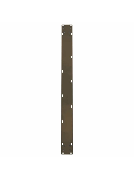 Ruokapöydän jalat, luonnonvärinen teräs, 2 kpl, 100 x (72-73) cm, teräs