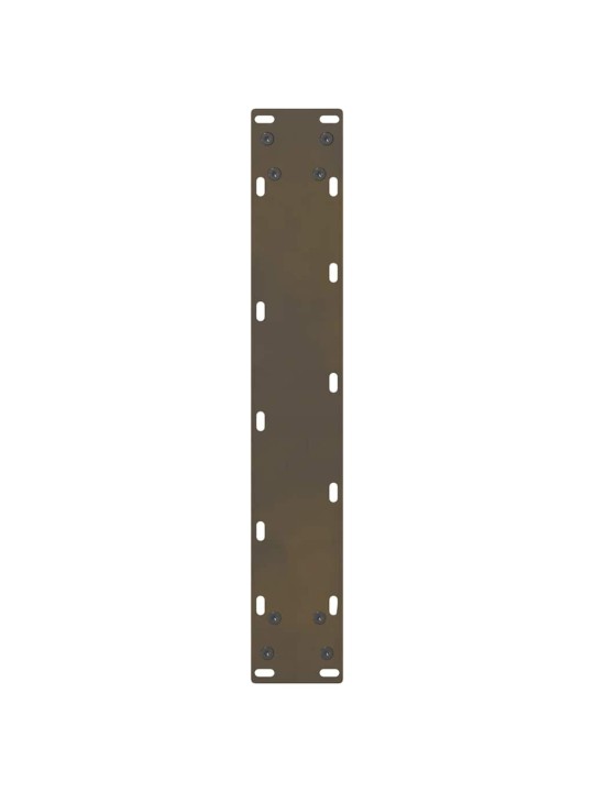 Baaripöydän jalat, luonnonvärinen teräs, 2 kpl, 50 x (100-101) cm, teräs