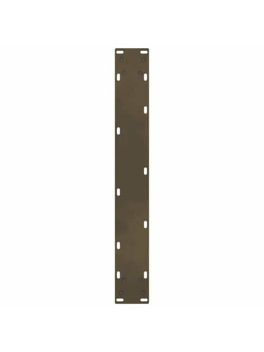 Baaripöydän jalat, luonnonvärinen teräs, 2 kpl, 60 x (100-101) cm, teräs