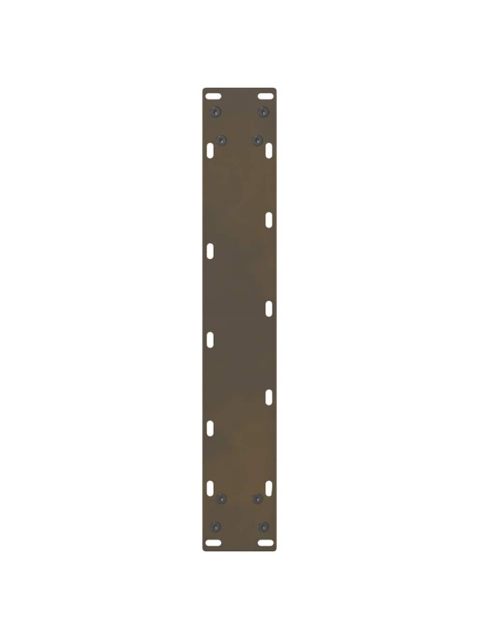 Baaripöydän jalat, luonnonvärinen teräs, 2 kpl, 50 x (110-111) cm, teräs