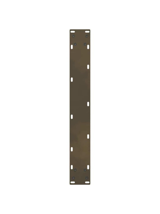 Baaripöydän jalat, luonnonvärinen teräs, 2 kpl, 60 x (110-111) cm, teräs