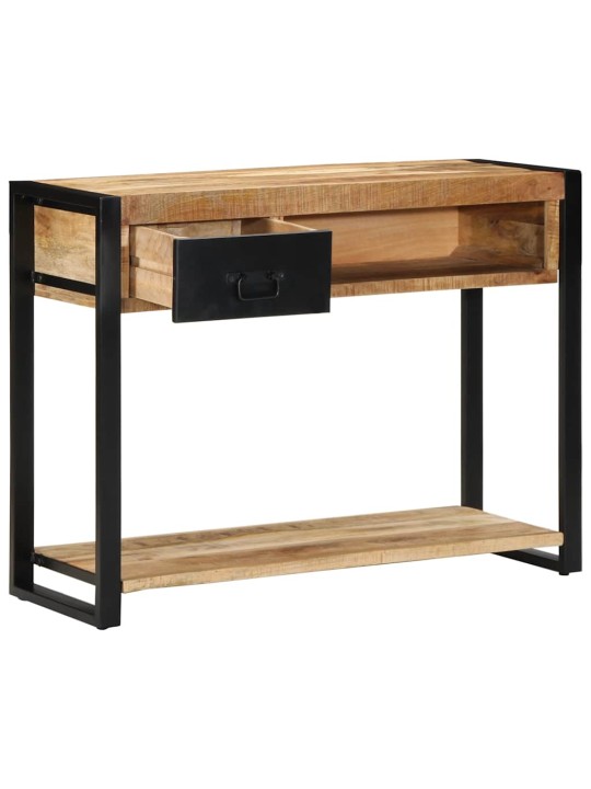 Konsolipöytä 100x35x75 cm massiivipuuta mango