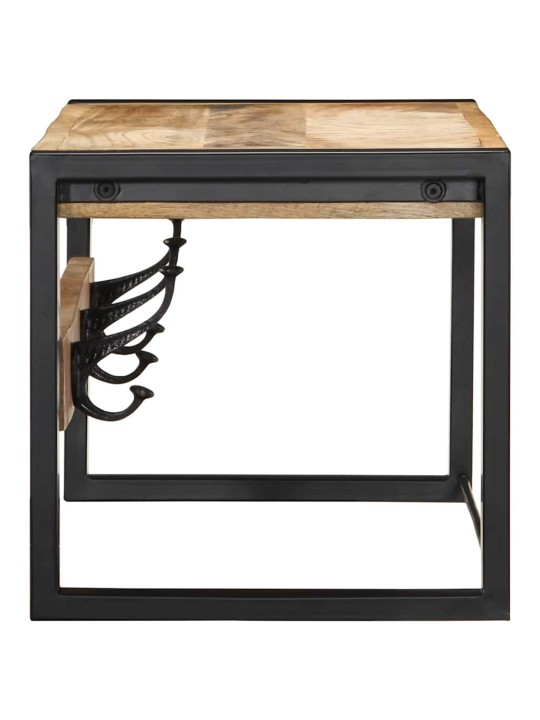 -naulakko 80x35x35 cm massiivipuuta mango