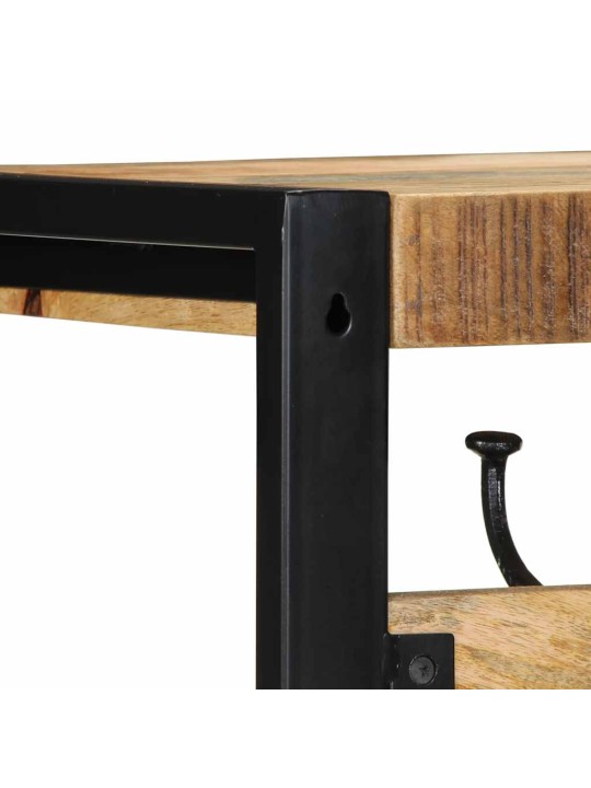 -naulakko 80x35x35 cm massiivipuuta mango