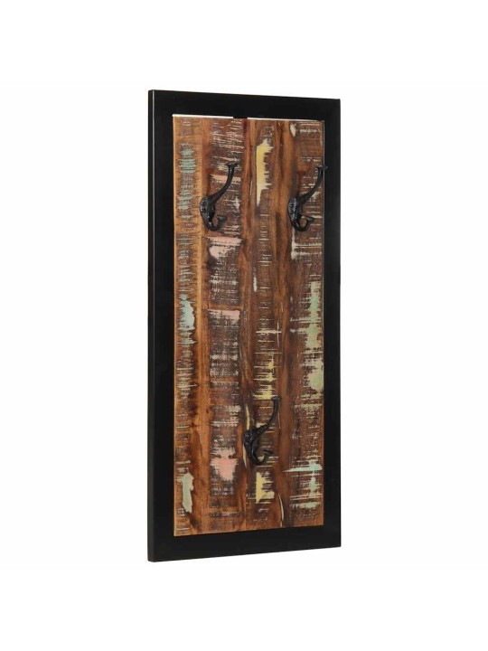 -naulakko monivärinen 40x2x80 cm massiivipuu kierrätetty