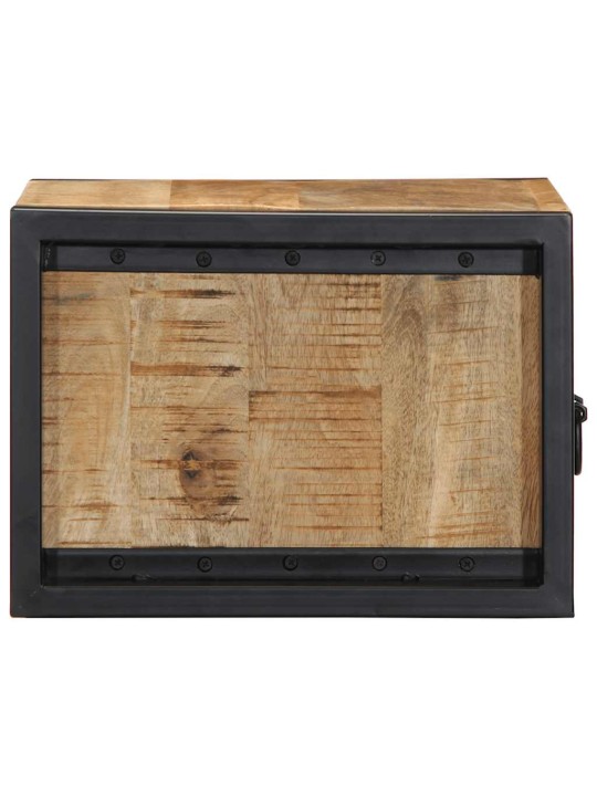 Yöpöytäkaapit 2 kpl 40x35x25 cm massiivipuuta mango