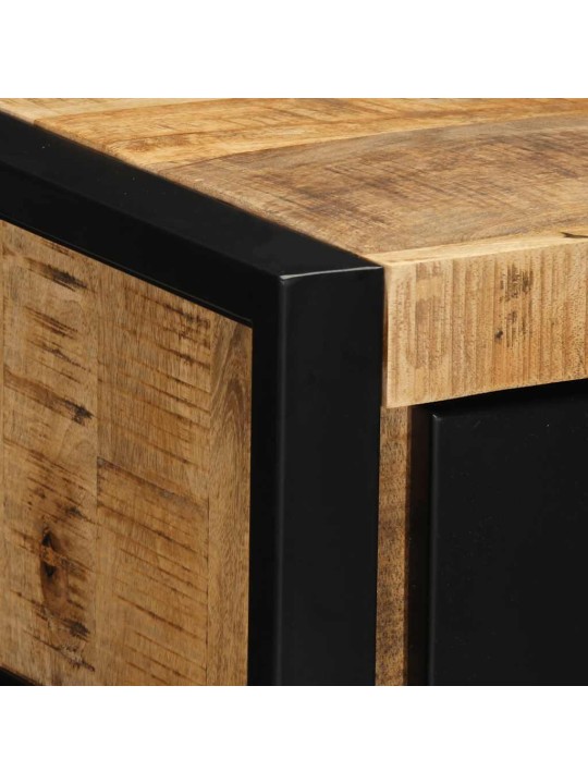 Yöpöytäkaapit 2 kpl 40x35x25 cm massiivipuuta mango