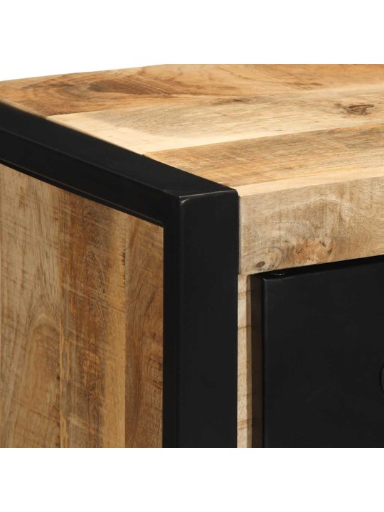 Yöpöytäkaapit 2 kpl 40x35x40 cm massiivipuuta mango