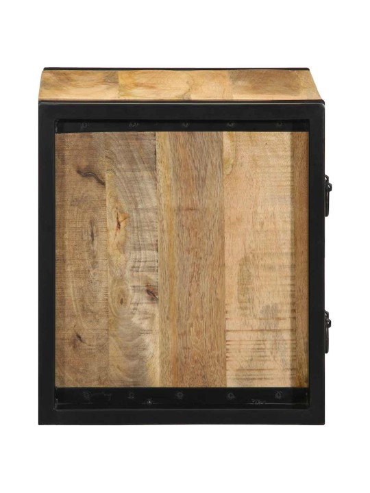 Yöpöytäkaapit 2 kpl 40x35x40 cm massiivipuuta mango