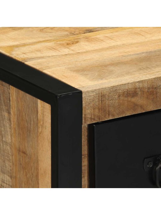 Yöpöytäkaapit 2 kpl 40x35x40 cm massiivipuuta mango