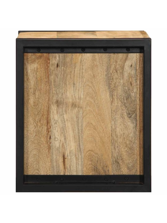 Yöpöytäkaapit 2 kpl 40x35x40 cm massiivipuuta mango
