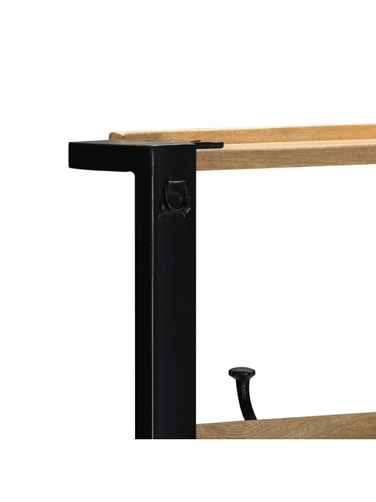 Vaateteline 80x40x190 cm massiivipuuta mango