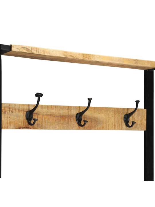 Vaateteline 80x40x190 cm massiivipuuta mango