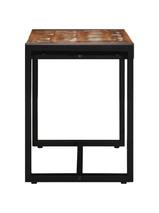 Penkki Monivärinen 80x35x45 cm Kierrätetty massiivipuu