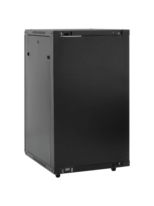 18U Verkkolaitekaappi 19" IP20 musta 60x60x100 cm
