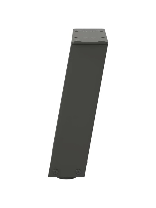 Sohvapöydän jalat u-muotoiset 2 kpl antrasiitti 30x(30-31) cm teräs