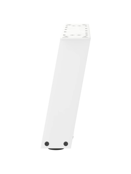 Sohvapöydän jalat u-muotoiset 2 kpl valkoinen 40x(30-31) cm teräs