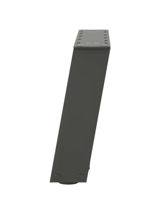 Sohvapöydän jalat u-muotoiset 2 kpl antrasiitti 50x(30-31) cm teräs