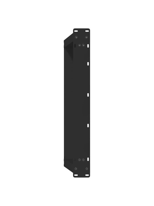 Sohvapöydän jalat u-muotoiset 2 kpl musta 70x(30-31) cm teräs