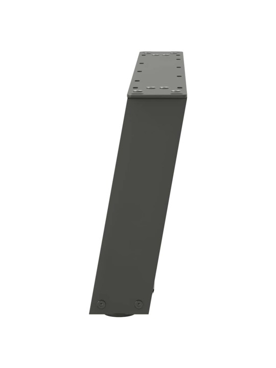 Sohvapöydän jalat u-muotoiset 2 kpl antrasiitti 70x(30-31) cm teräs