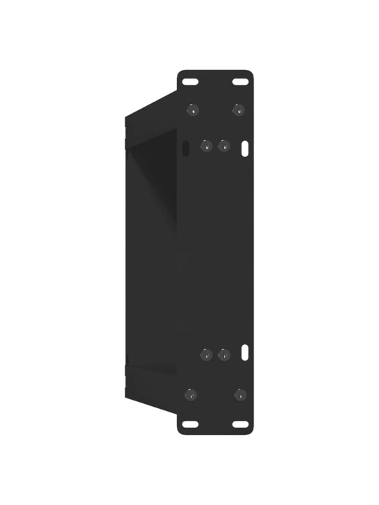 Sohvapöydän jalat u-muotoiset 2 kpl musta 28x(42-43) cm teräs