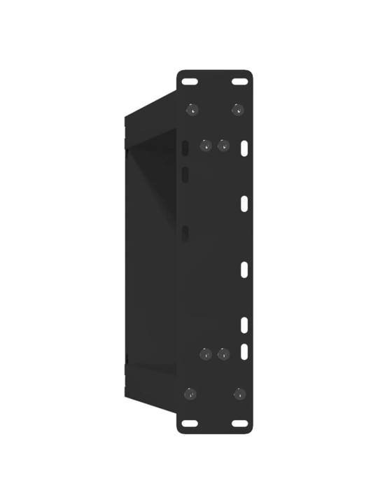 Sohvapöydän jalat u-muotoiset 2 kpl musta 38x(42-43) cm teräs