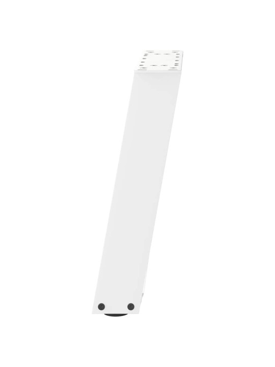 Sohvapöydän jalat u-muotoiset 2 kpl valkoinen 38x(42-43) cm teräs