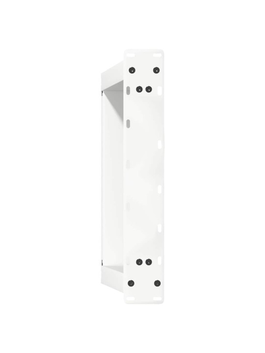 Sohvapöydän jalat u-muotoiset 2 kpl valkoinen 60x(42-43) cm teräs