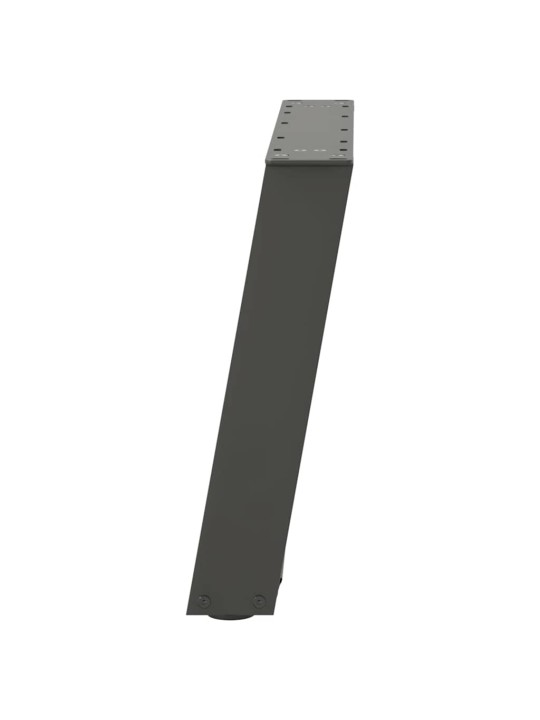 Sohvapöydän jalat u-muotoiset 2 kpl antrasiitti 60x(42-43) cm teräs