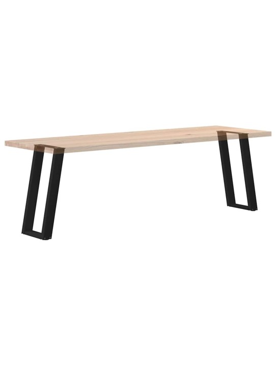 Konsolipöydän jalat u-muotoiset 2 kpl musta 28x(72-73) cm teräs