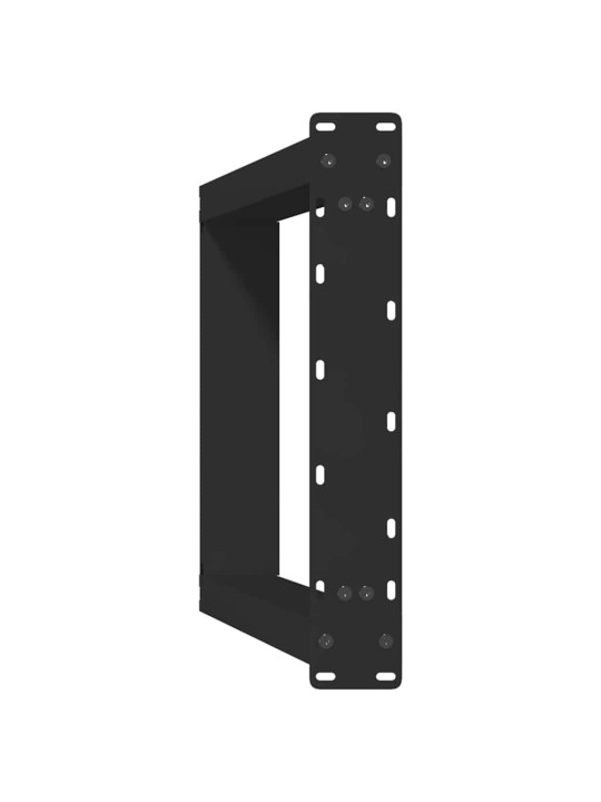 Konsolipöydän jalat u-muotoiset 2 kpl musta 38x(72-73) cm teräs